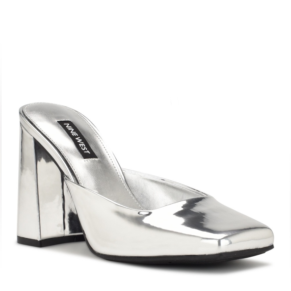 Nine West Womens Yogi Retro Dress Slide Mules